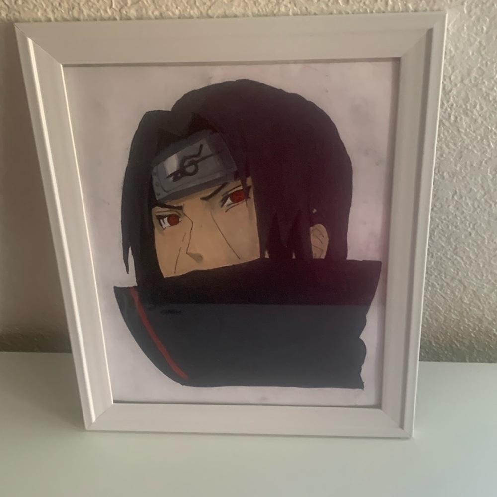 Itachi framed drawing - Picture 3 of 7